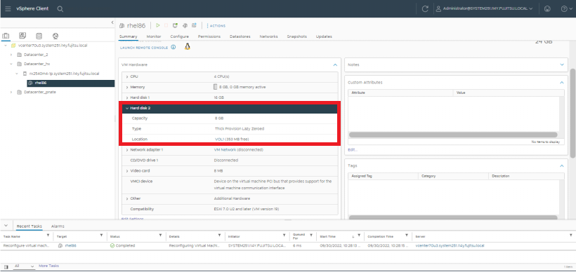 nvme fc guest os disk 14
