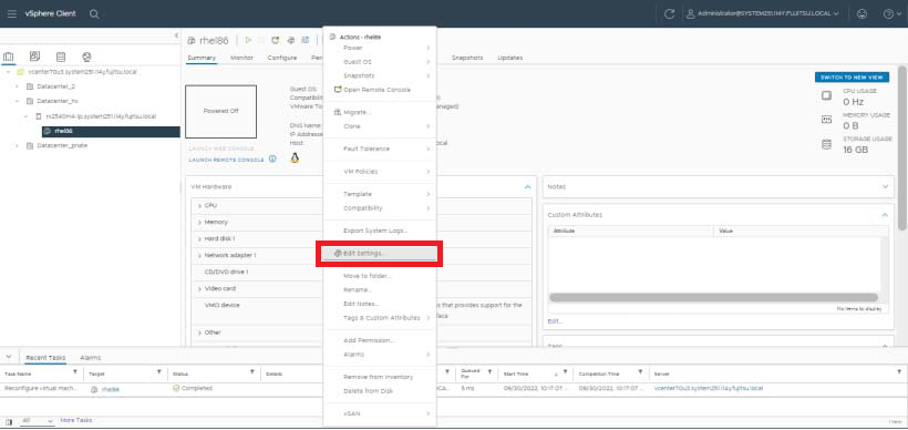 nvme fc guest os disk 2