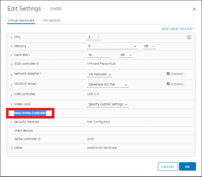 nvme fc guest os disk 4