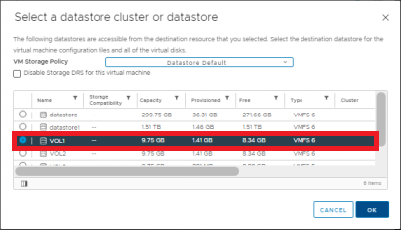 nvme fc guest os disk 9