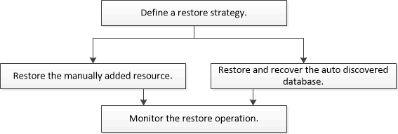 Restore workflow