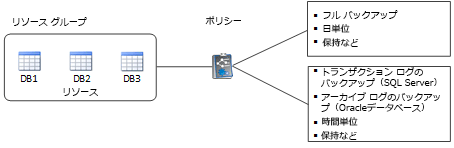 Dataset and policy diagram